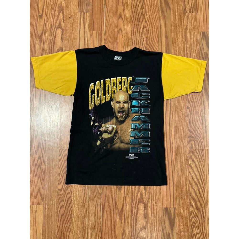True Vintage 90s Goldberg Jackhammer w/ yellow Sleeves